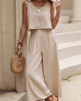 Ensemble beige